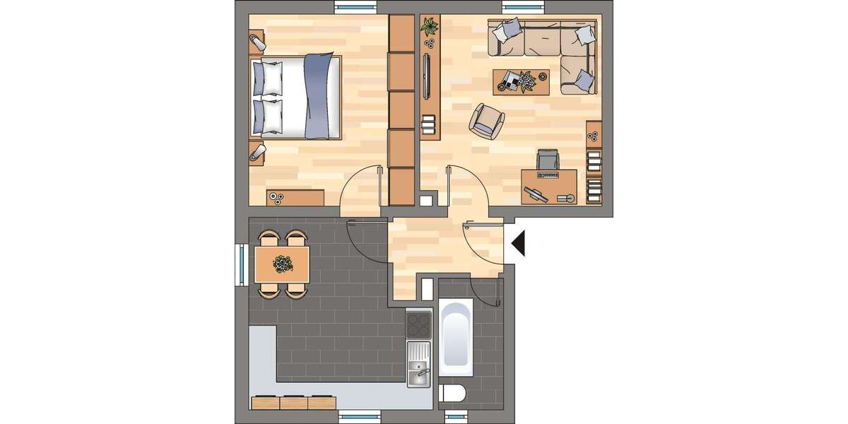 Wohnung zum Mieten in Landau in der Pfalz 479 € 51.31 m² 2 zimmer