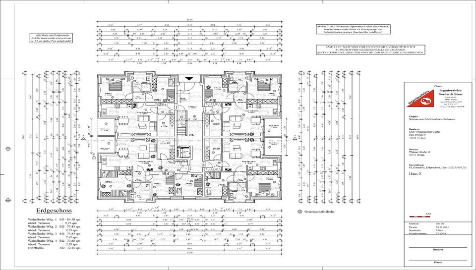 Etagenwohnung Werlte - 3 Zimmer, 76 m&sup2;, 766&euro; | Angebot:26680536