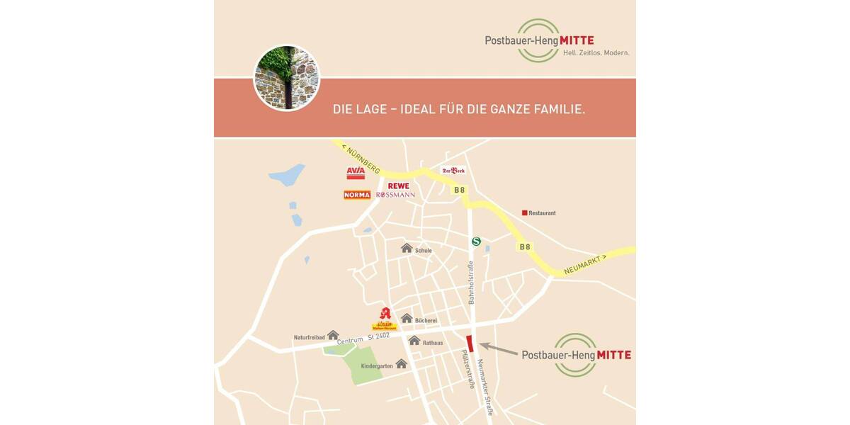 Reihenmittelhaus Postbauer-Heng Heng - 5 Zimmer, 131 m&sup2;, 1.375&euro; | Angebot:26740273