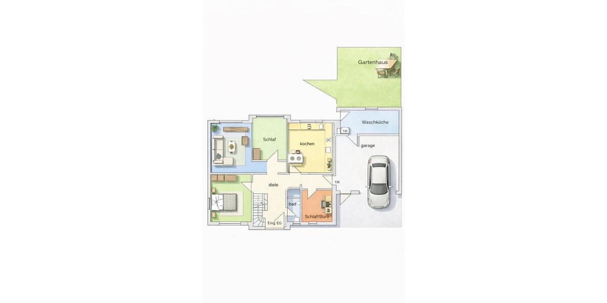 Erdgeschoßwohnung Vechta - 4.5 Zimmer, 135 m&sup2;, 1.300&euro; | Angebot:25064459