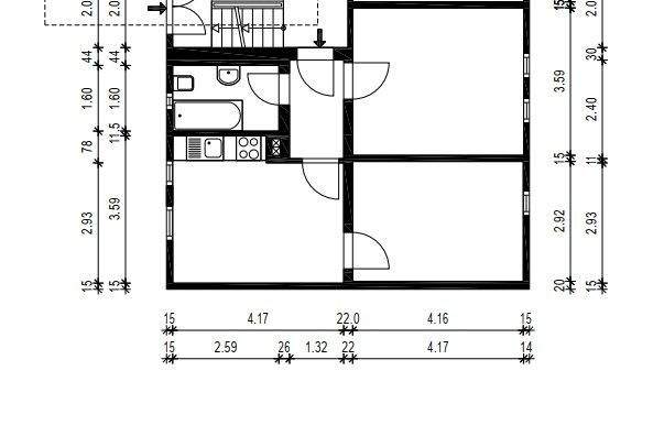 Etagenwohnung Wanfried - 2 Zimmer, 48 m&sup2;, 320&euro; | Angebot:25735923