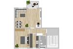 Etagenwohnung Riesa Canitz - 2 Zimmer, 59 m&sup2;, 355&euro; | Angebot:26637290