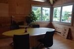 Büro Gewerbe Studio Atelier Praxis Office Holzhaus Bergblick EBK zimmer