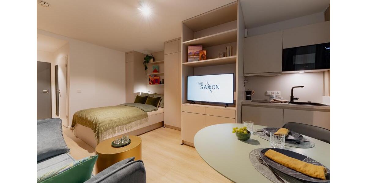 THE SAXXON: The Urban Studio 20% Early Bird Discount for 6 months: € 1.029 warm rent* 1 zimmer