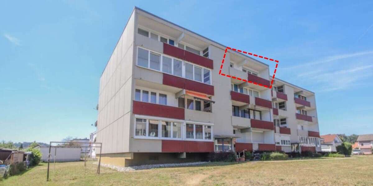 Etagenwohnung Jestetten - 3.5 Zimmer, 84 m&sup2;, 1.000&euro; | Angebot:25625881
