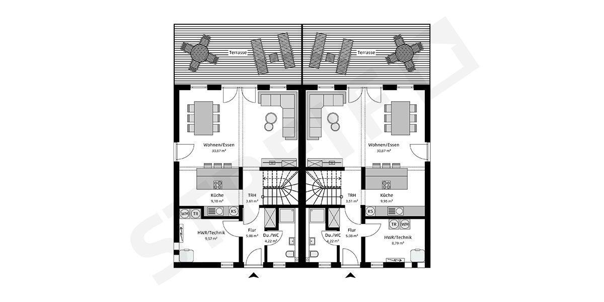 Doppelhaushälfte Gorleben - 5 Zimmer, 521&euro; | Angebot:22172167