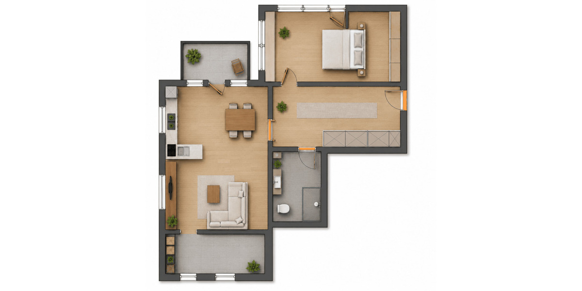 Etagenwohnung Markranstädt - 2 Zimmer, 72 m&sup2;, 850&euro; | Angebot:26731225