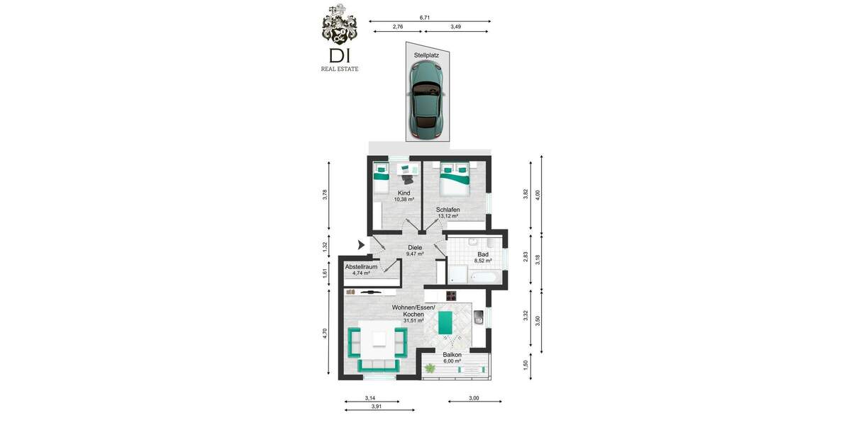 Etagenwohnung Boxberg Bobstadt Bobstadt - 3 Zimmer, 81 m&sup2;, 960&euro; | Angebot:24181242