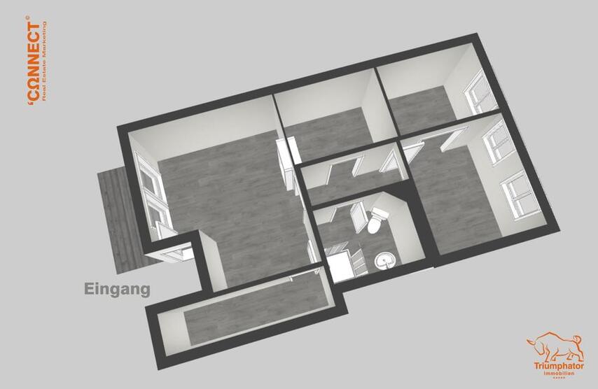 Wohnung zu vermieten – Modern und mitten in der Altstadt, mit Balkon und Parkplatz