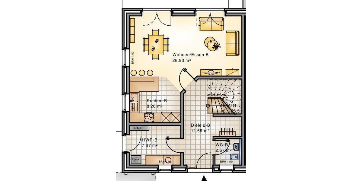 Doppelhaushälfte Varel - 4 Zimmer, 118 m&sup2;, 1.400&euro; | Angebot:26455793