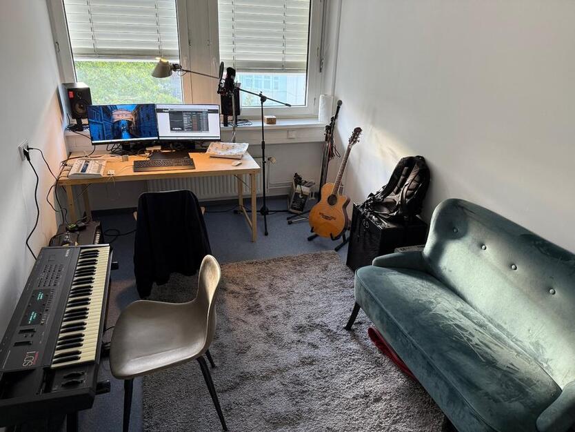 Büro Musikproduktion zur Mitnutzung in zentraler Lage in HH zimmer
