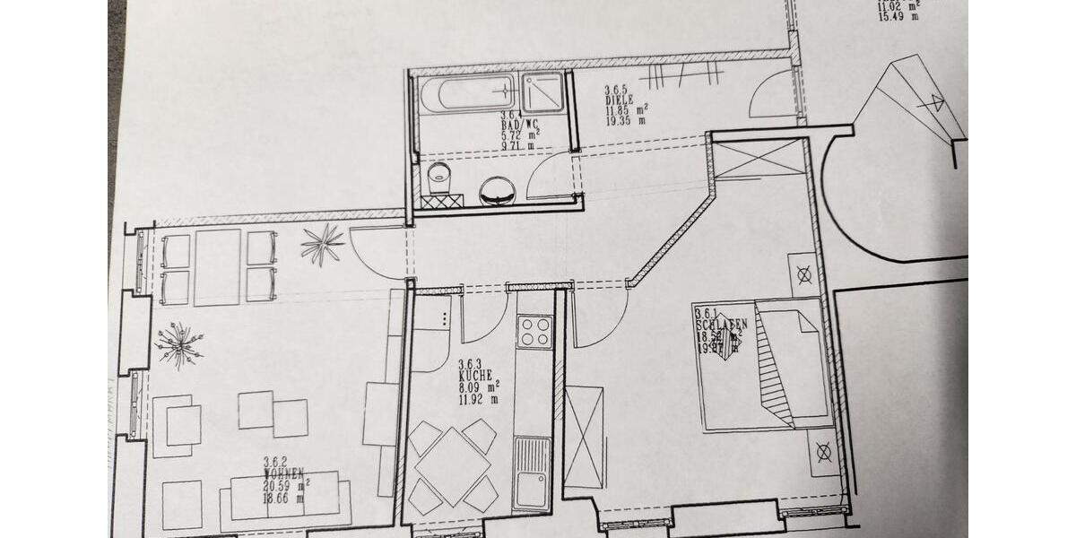 Etagenwohnung Großenhain - 2 Zimmer, 65 m&sup2;, 422&euro; | Angebot:24826093