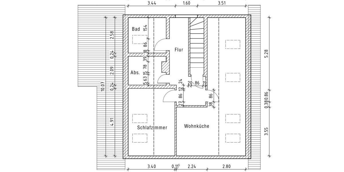 Dachgeschoßwohnung Springe - 2 Zimmer, 60 m&sup2;, 510&euro; | Angebot:26044814