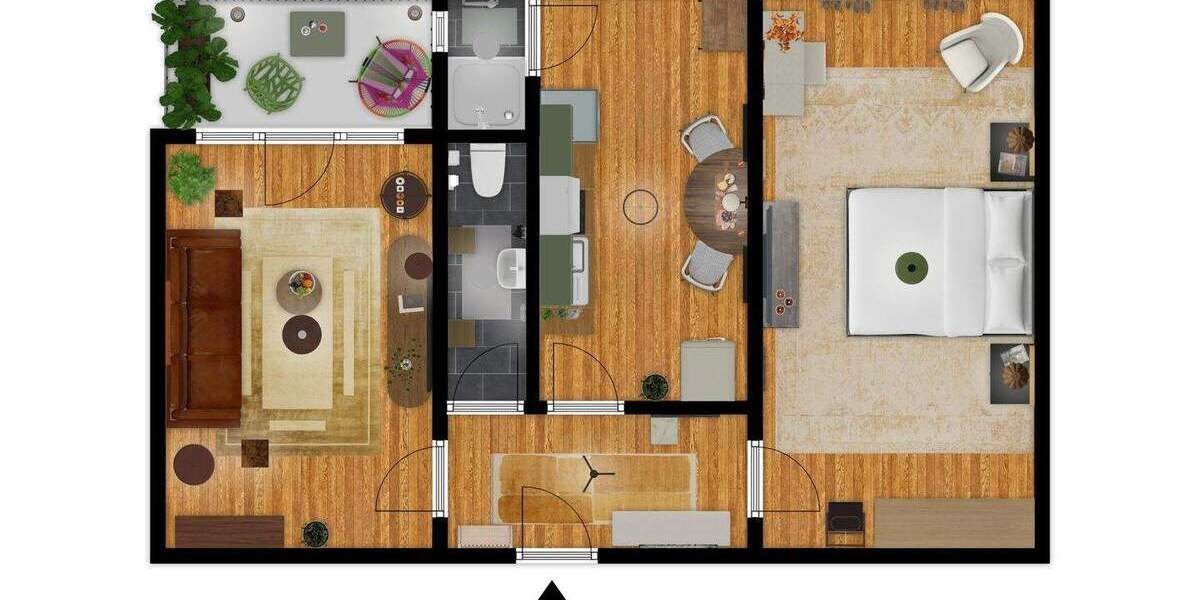 Helle 2-Zi-Whg in Eimsbüttel • ca. 50 m² mit Südwestbalkon 2 zimmer