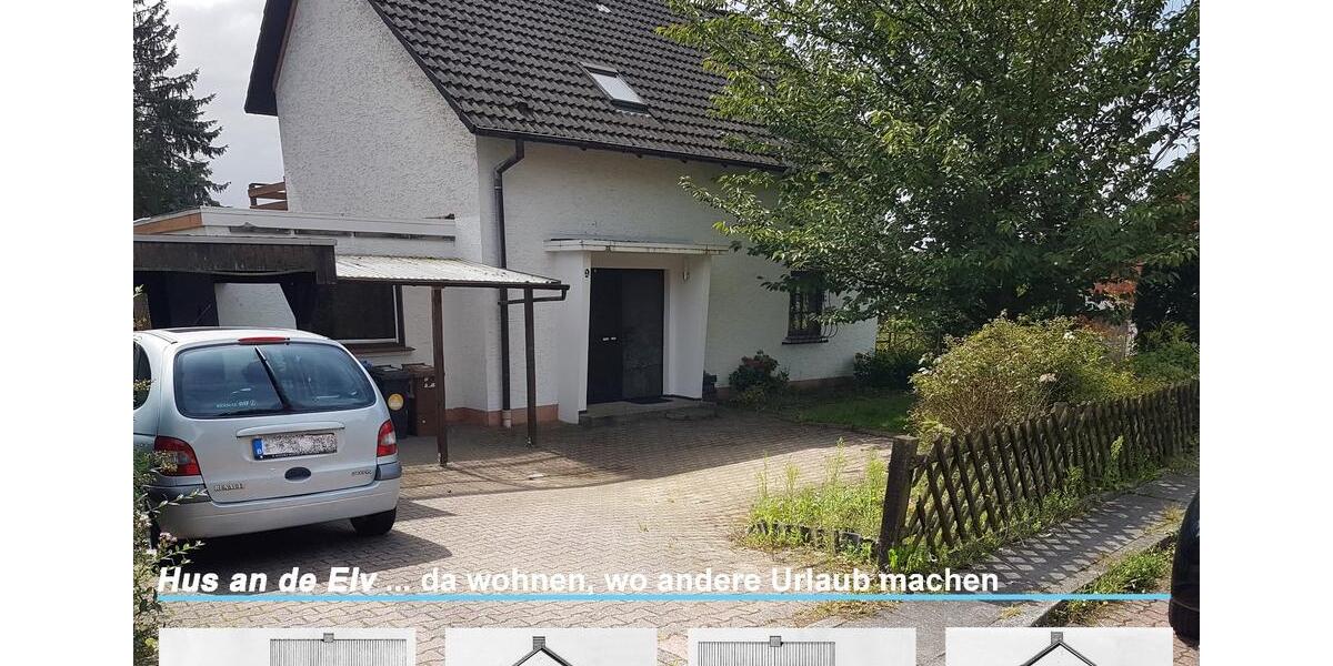 Hus an de Elv - freistehendes EFH mit Garten, Elbnähe, Carport 4 zimmer