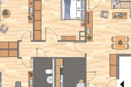 Wohnung zum Mieten in Baesweiler 514 € 71.6 m² 4.5 zimmer