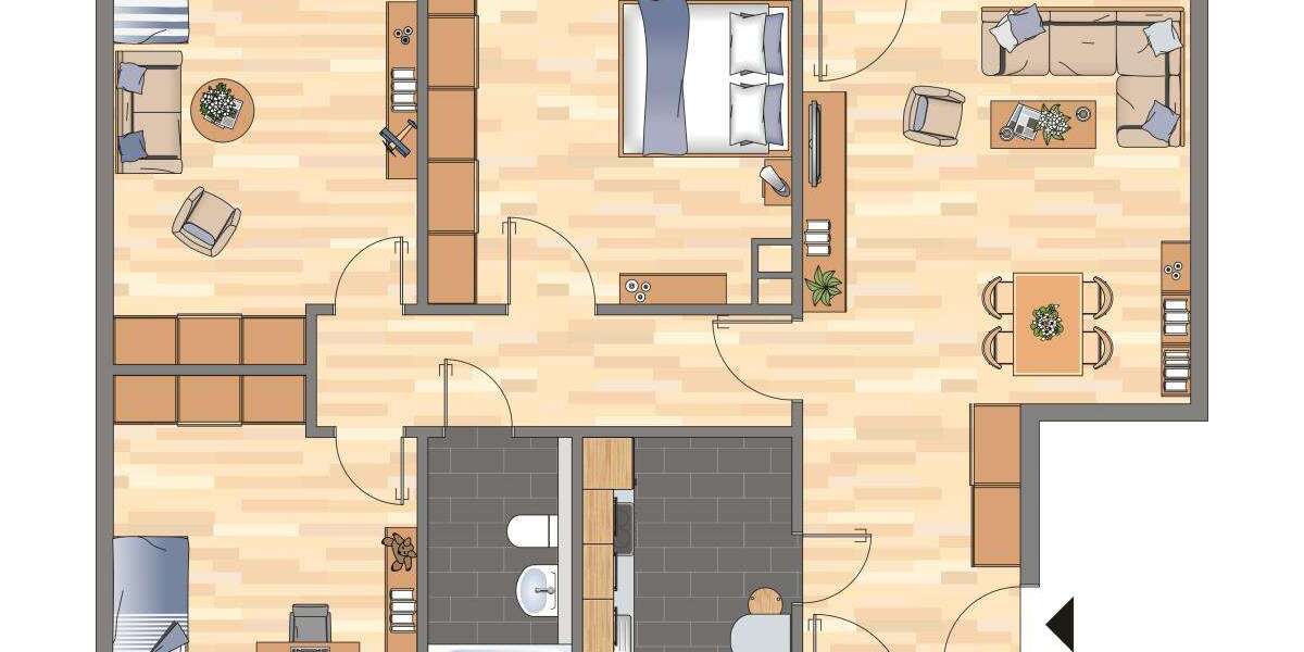 Wohnung zum Mieten in Baesweiler 514 € 71.6 m² 4.5 zimmer