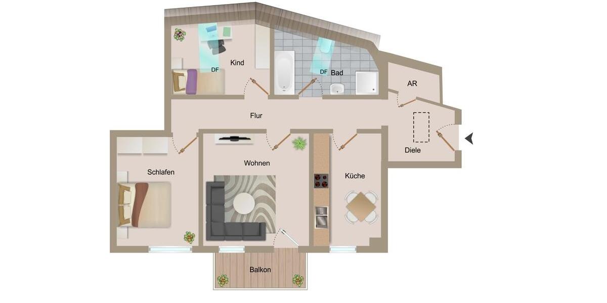 WILLKOMMEN IN IHREM NEUEN ZUHAUSE IN TEICHWITZ BEI WEIDA! 3 zimmer