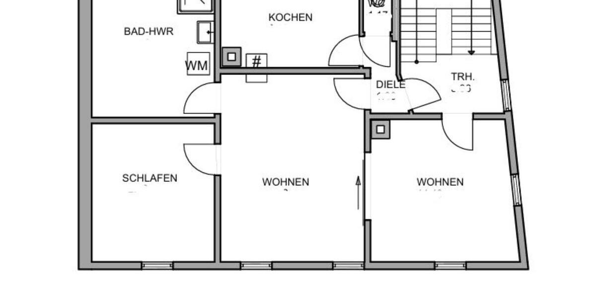 Etagenwohnung Altensteig - 3 Zimmer, 71 m&sup2;, 680&euro; | Angebot:25400811