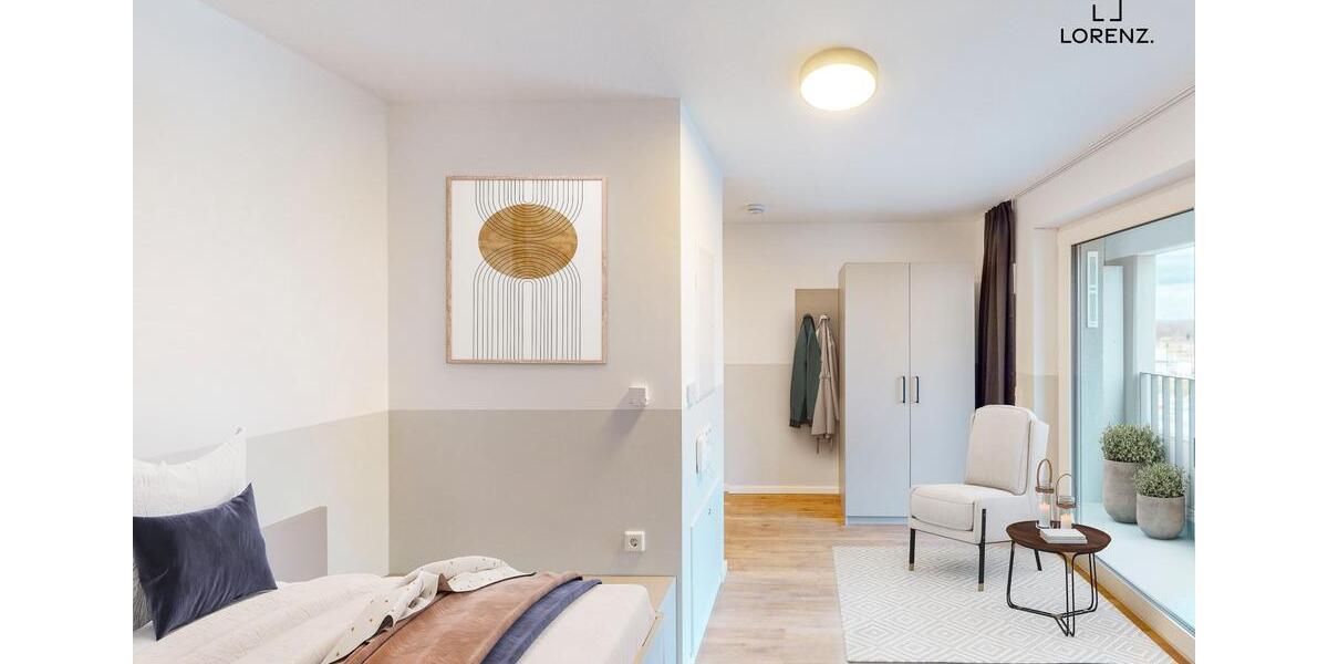 Erdgeschoßwohnung Nürnberg Hasenbuck - 1 Zimmer, 30 m&sup2;, 550&euro; | Angebot:25960445