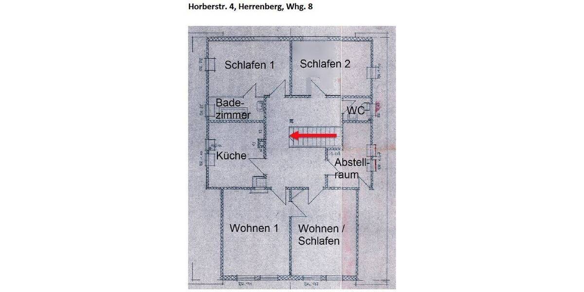 Etagenwohnung Herrenberg - 4 Zimmer, 110 m&sup2;, 1.020&euro; | Angebot:26894940