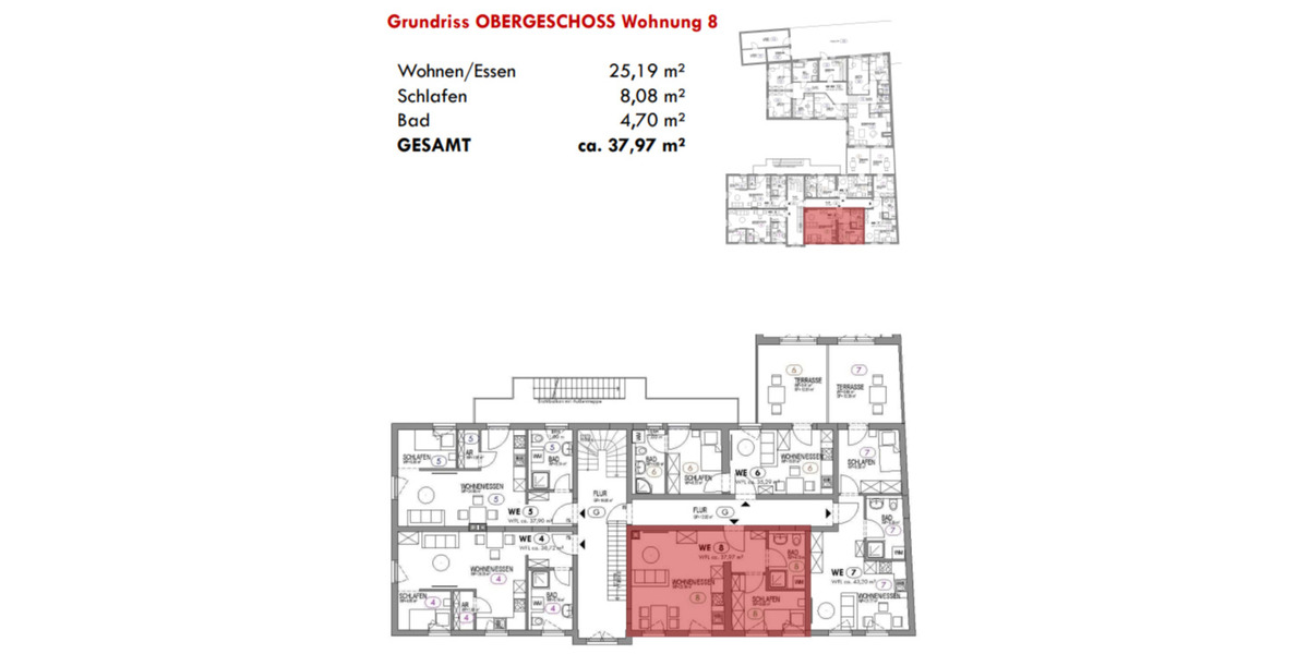Etagenwohnung Wernberg-Köblitz Köblitz - 2 Zimmer, 40 m&sup2;, 480&euro; | Angebot:24571389
