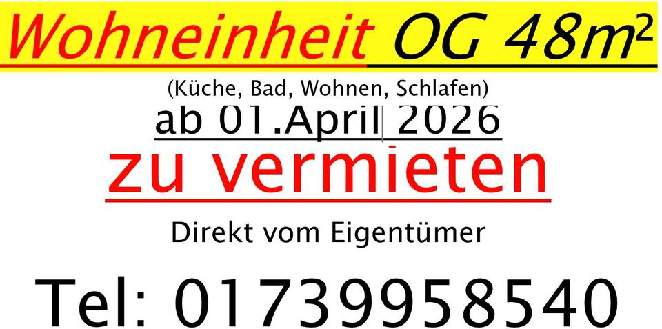 Erdgeschoßwohnung Geithain - 2 Zimmer, 48 m&sup2;, 459&euro; | Angebot:25959617