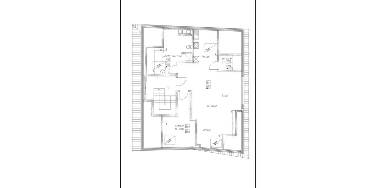 Dachgeschoßwohnung Lingen (Ems) - 2 Zimmer, 85 m&sup2;, 860&euro; | Angebot:24705538