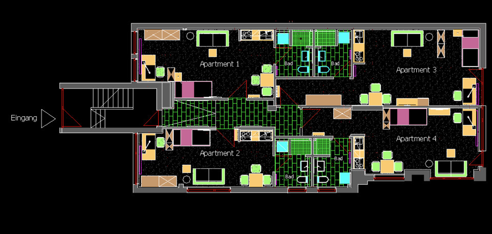 Citylage, modernes Singelapartment, eigenes Bad und Kochnische