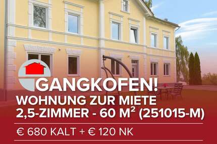 Wohnung Gangkofen - 2.5 Zimmer, 60 m&sup2;, 680&euro; | Angebot:24600237