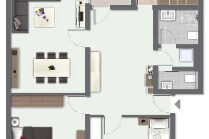 Wohnung zum Mieten in Regensburg 1.250 € 82 m² 3.5 zimmer