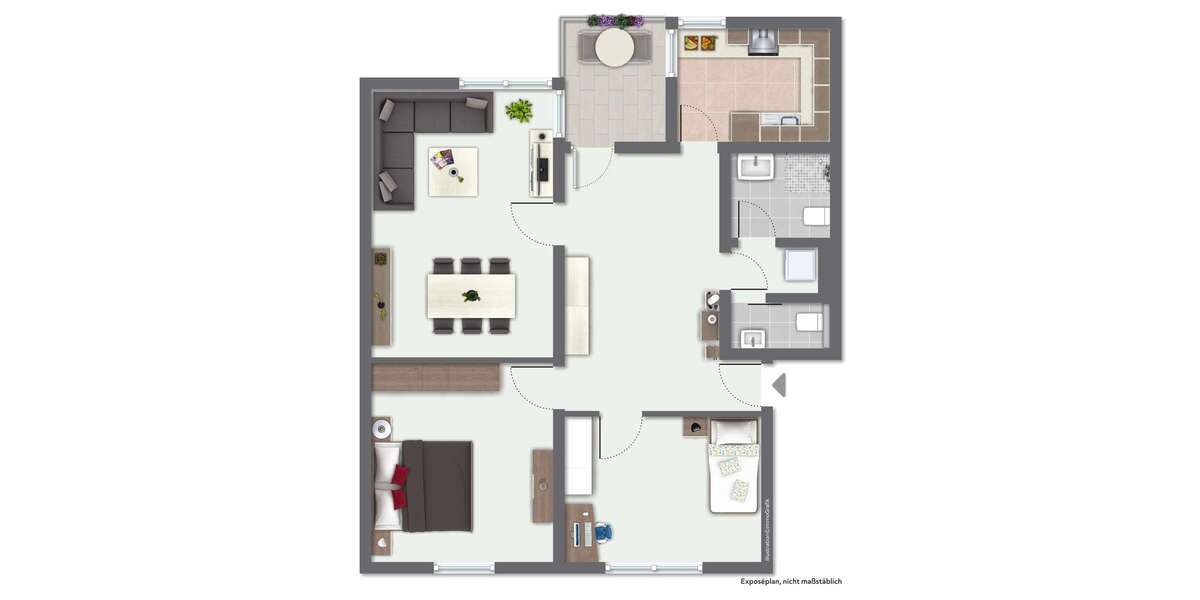 Wohnung zum Mieten in Regensburg 1.250 € 82 m² 3.5 zimmer