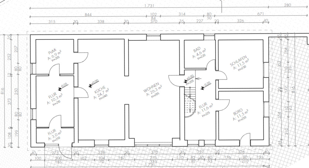Einfamilienhaus Winnemark - 6 Zimmer, 245 m&sup2;, 2.450&euro; | Angebot:25200509