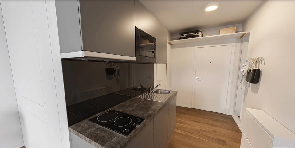 Etagenwohnung Aachen Aachen-Mitte - 1 Zimmer, 22 m&sup2;, 655&euro; | Angebot:26660539