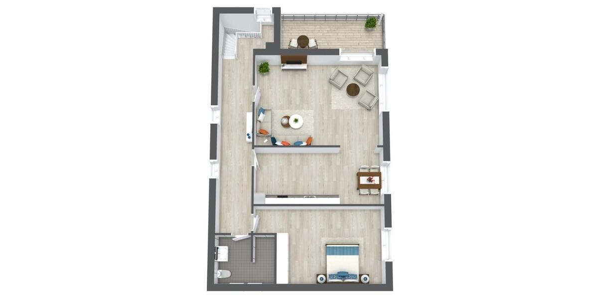 Etagenwohnung Syke - 2 Zimmer, 100 m&sup2;, 990&euro; | Angebot:26412717