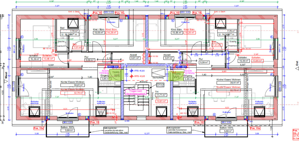Dachgeschoßwohnung Crailsheim - 3 Zimmer, 82 m&sup2;, 990&euro; | Angebot:25057482