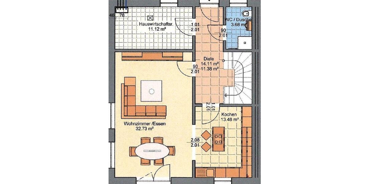 Doppelhaushälfte Eschede - 5 Zimmer, 143 m&sup2;, 1.425&euro; | Angebot:26047173