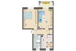 Etagenwohnung Döbeln - 2 Zimmer, 55 m&sup2;, 292&euro; | Angebot:26758664