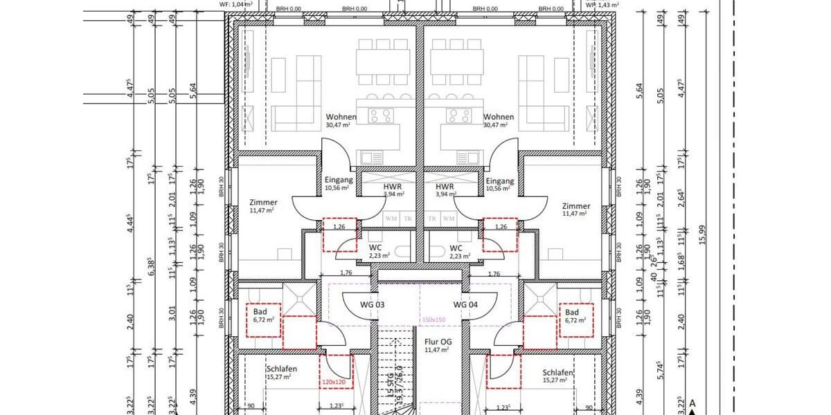 Erstbezug in bester Lage von Mesum - 5 Wohnungen zur Vermietung 3 zimmer