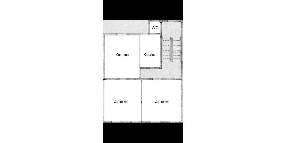 Dachgeschoßwohnung Tuttlingen - 3 Zimmer, 52 m&sup2;, 450&euro; | Angebot:26047538