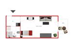 Erdgeschoßwohnung Birlenbach - 1 Zimmer, 37 m&sup2;, 410&euro; | Angebot:26424951