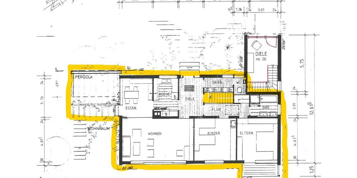 Erdgeschoßwohnung Backnang - 3.5 Zimmer, 111 m&sup2;, 1.221&euro; | Angebot:26581344