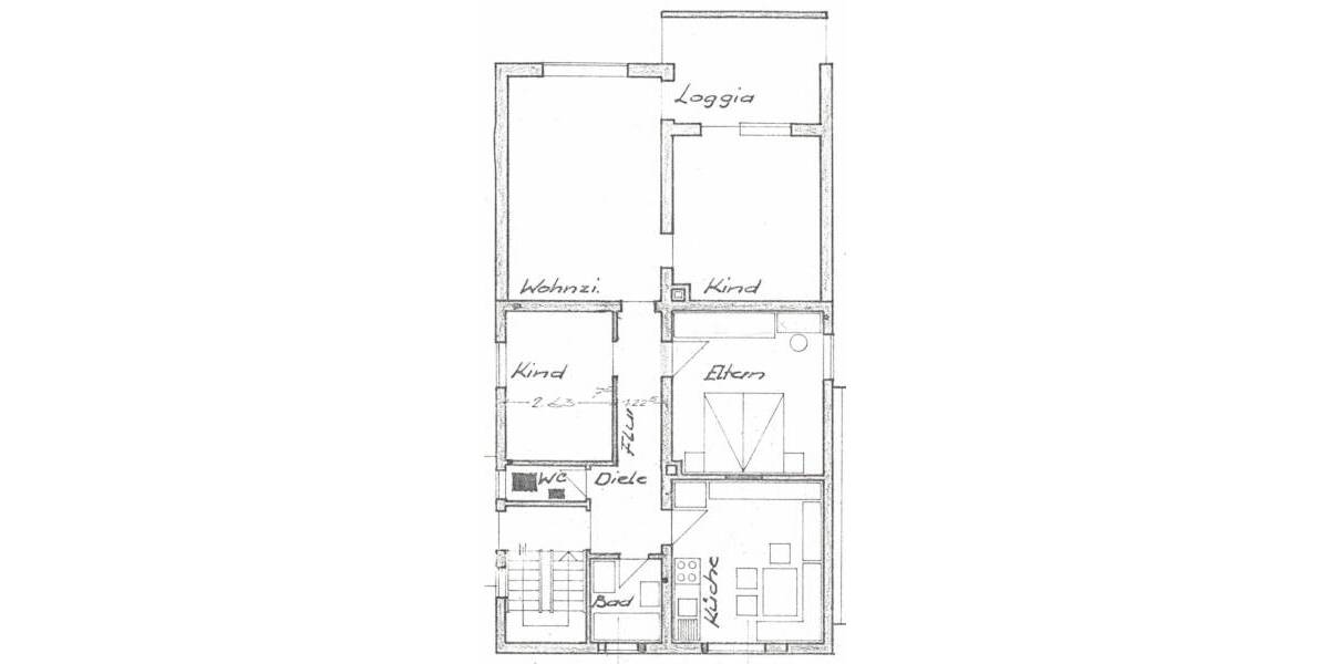 Etagenwohnung Straubing - 4 Zimmer, 93 m&sup2;, 750&euro; | Angebot:26597472