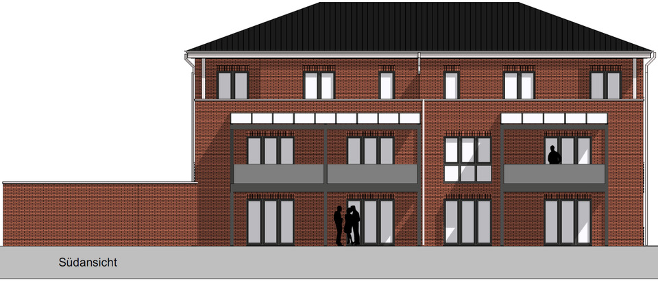 Etagenwohnung Nordhorn Bakelde - 3 Zimmer, 80 m&sup2;, 975&euro; | Angebot:24814256