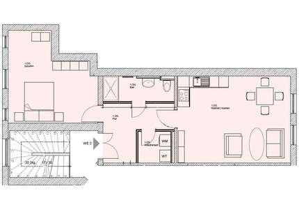 Wohnung Weimar - 2 Zimmer, 58 m&sup2;, 760&euro; | Angebot:25281900