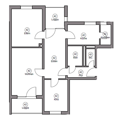 Etagenwohnung Unterschleißheim - 3 Zimmer, 86 m&sup2;, 1.395&euro; | Angebot:25364690