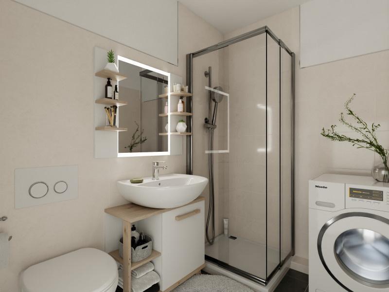 Wohnküche - AUFZUG - Dusche zimmer