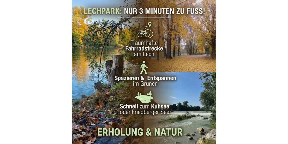 Hochparterre Augsburg Bergheim - 4 Zimmer, 67 m&sup2;, 475&euro; | Angebot:25948002