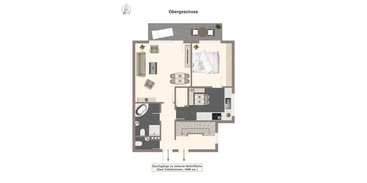 Erdgeschoßwohnung Menslage - 2 Zimmer, 110 m&sup2;, 725&euro; | Angebot:24652437