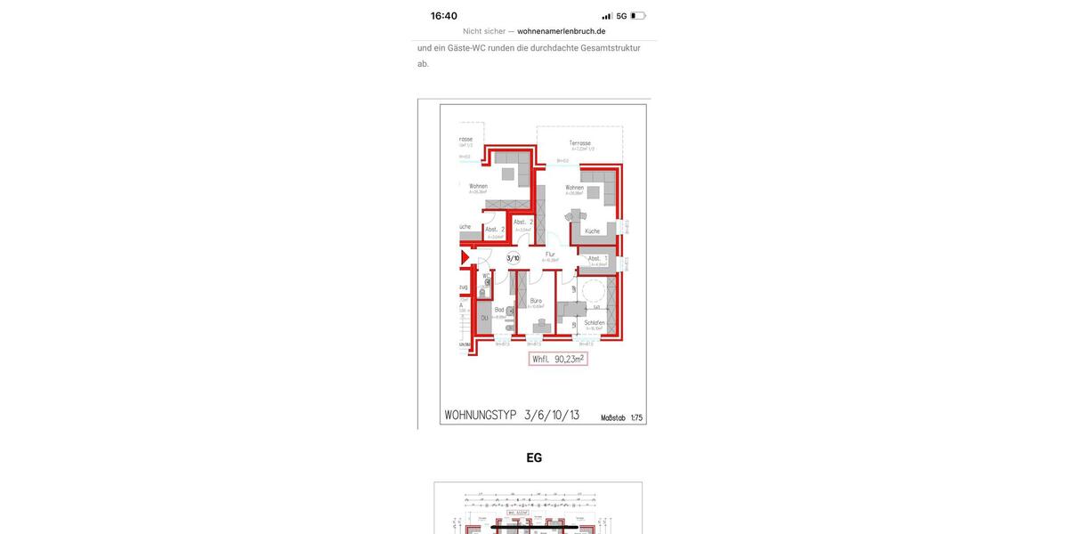 Etagenwohnung Dörpen - 4 Zimmer, 90 m&sup2;, 920&euro; | Angebot:26452214